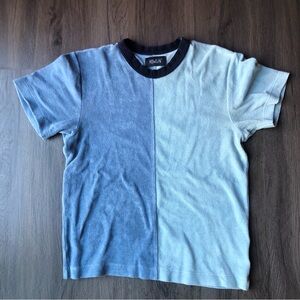 Howlin' Terry Cloth Color Block T Shirt Men’s M Blue Green Streetwear